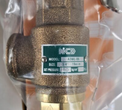 ส่ง A3W-06-10 SAFETY RELIEF VALVE 3/4″ , 10Kgf/cm2 ,ไม่มีด้าม , “NCD”