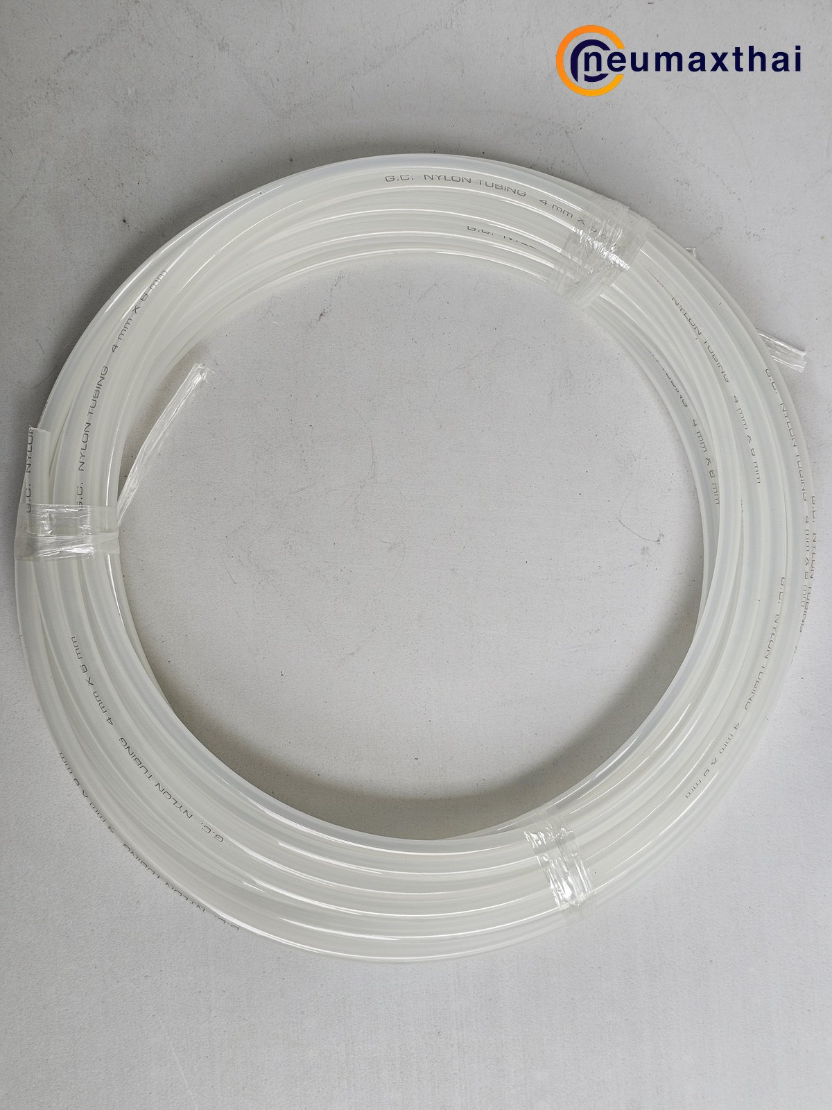 NY-0640W NYLON TUBING 6X4MM , WHITE , "GC"