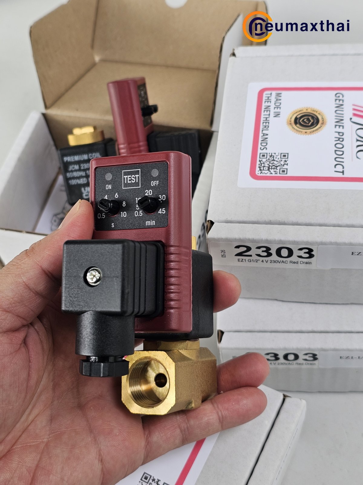 EZ1-1/2-AC220 TIMER DRAIN 1/2" (RED) , AC220V "JORC"