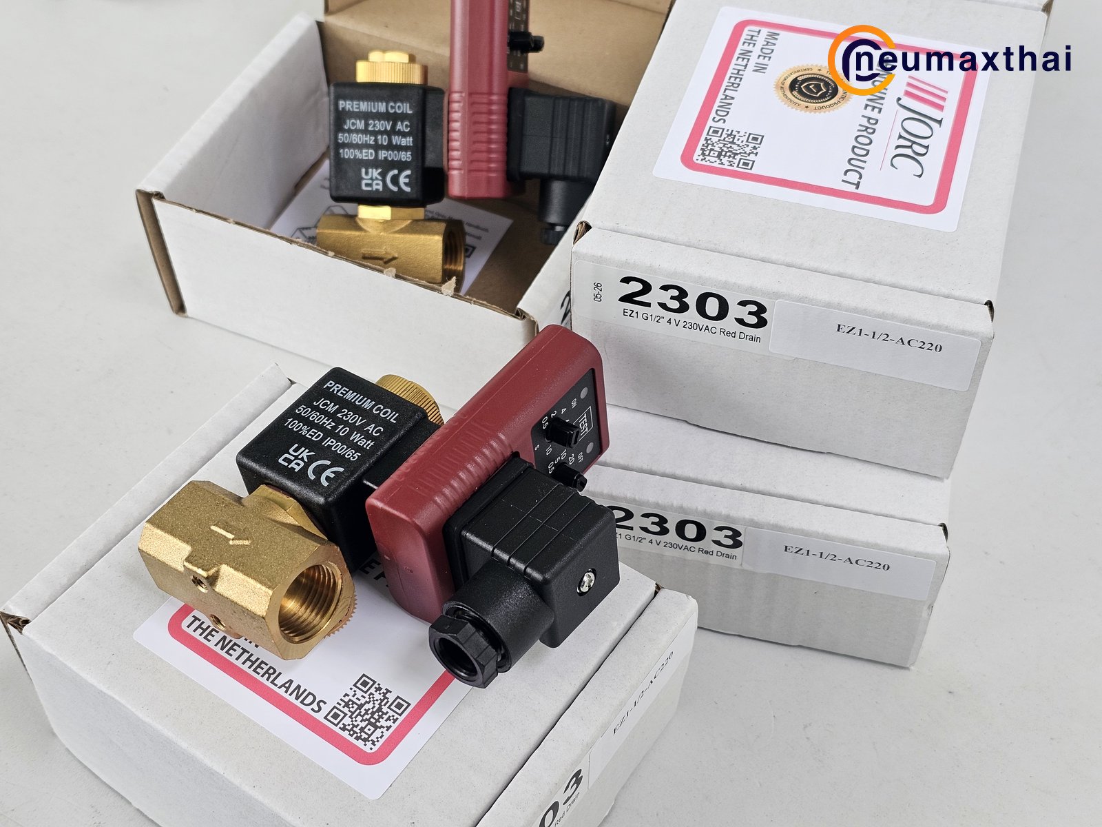 EZ1-1/2-AC220 TIMER DRAIN 1/2" (RED) , AC220V "JORC"