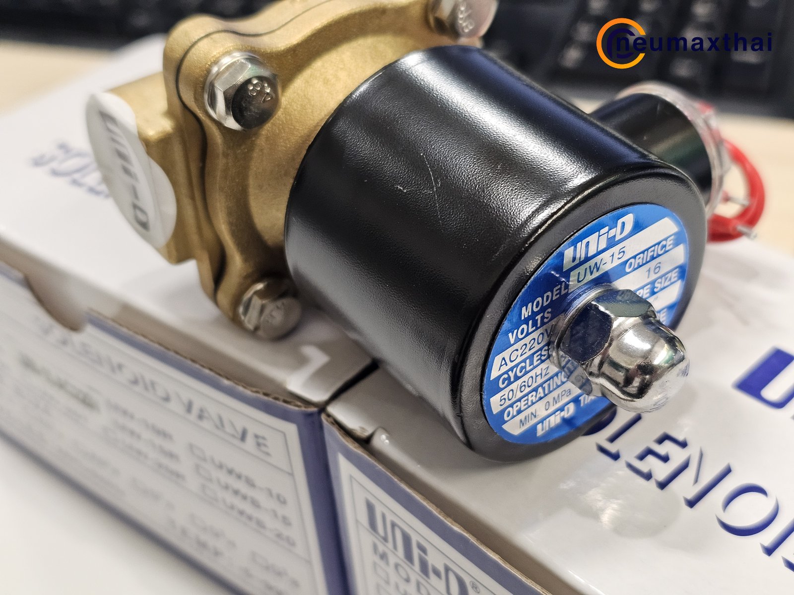 UW-15-AC220 2/2 SOLENOID VALVE 1/2" ,AC220 , "UNI-D"