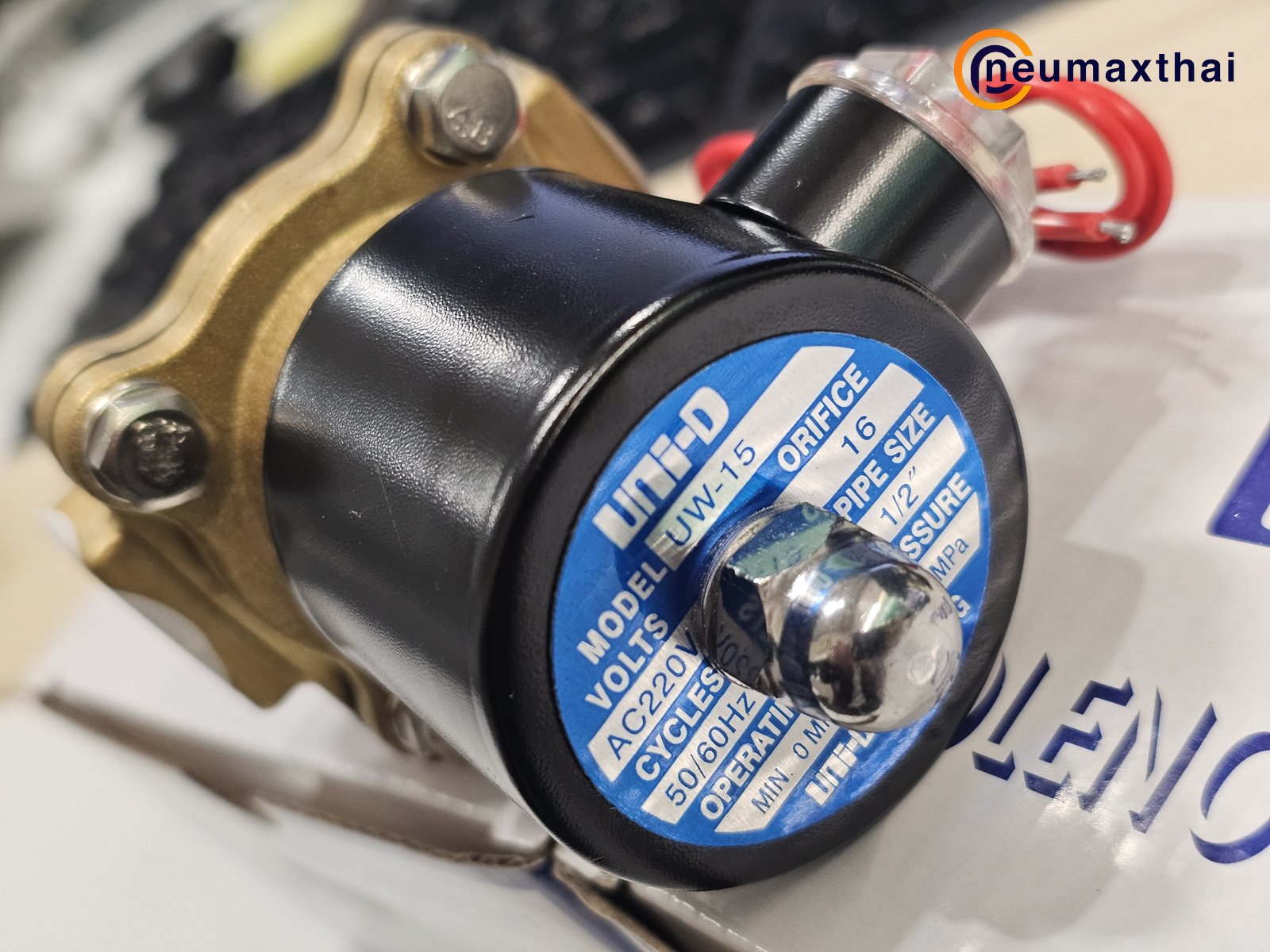 UW-15-AC220 2/2 SOLENOID VALVE 1/2" ,AC220 , "UNI-D"