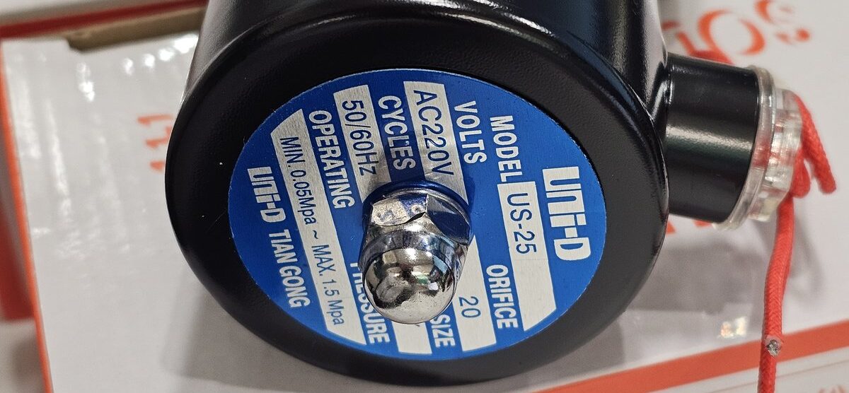 ส่ง US-25-AC220 2/2 SOLENOID VALVE 1″ ,TYPE:NC ,AC220 “UNID-D”