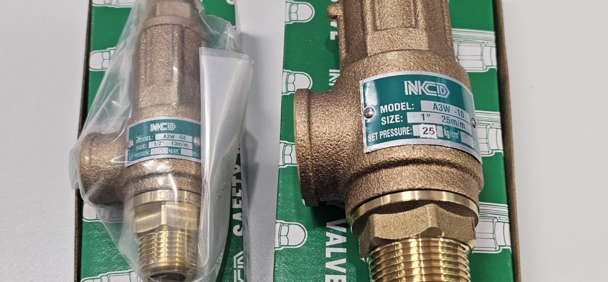 ส่ง A3W-10-25 SAFETY RELIEF VALVE 1″ , 25Kgf/cm2, ไม่มีด้าม “NCD”
