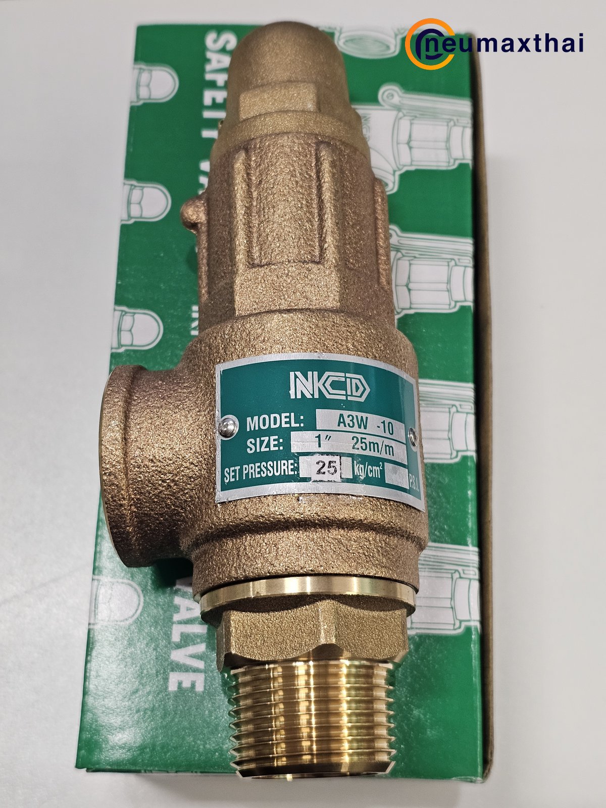 A3W-10-25 SAFETY RELIEF VALVE 1" , 25Kgf/cm2, ไม่มีด้าม "NCD"