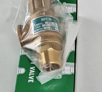 ส่ง A3W-10-10 SAFETY RELIEF VALVE 1″ , 10Kgf/cm2 , ไม่มีด้าม , “NCD”