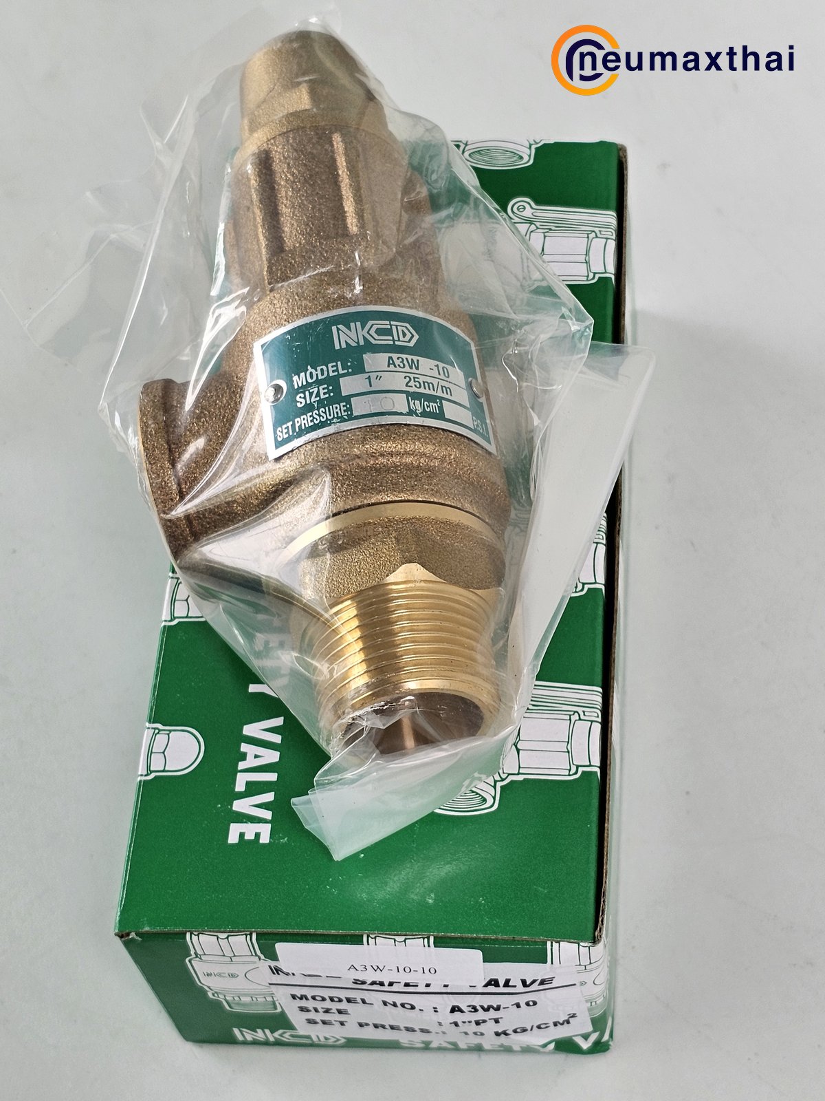 A3W-10-10 SAFETY RELIEF VALVE 1" , 10Kgf/cm2 , ไม่มีด้าม , "NCD"