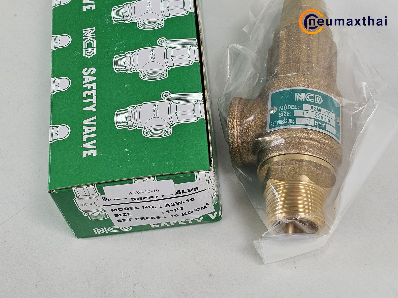 A3W-10-10 SAFETY RELIEF VALVE 1" , 10Kgf/cm2 , ไม่มีด้าม , "NCD"