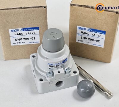 ส่ง SHV200-02 4/3 CLOSE CENTER HAND VALVE 1/4″ , “SKP”
