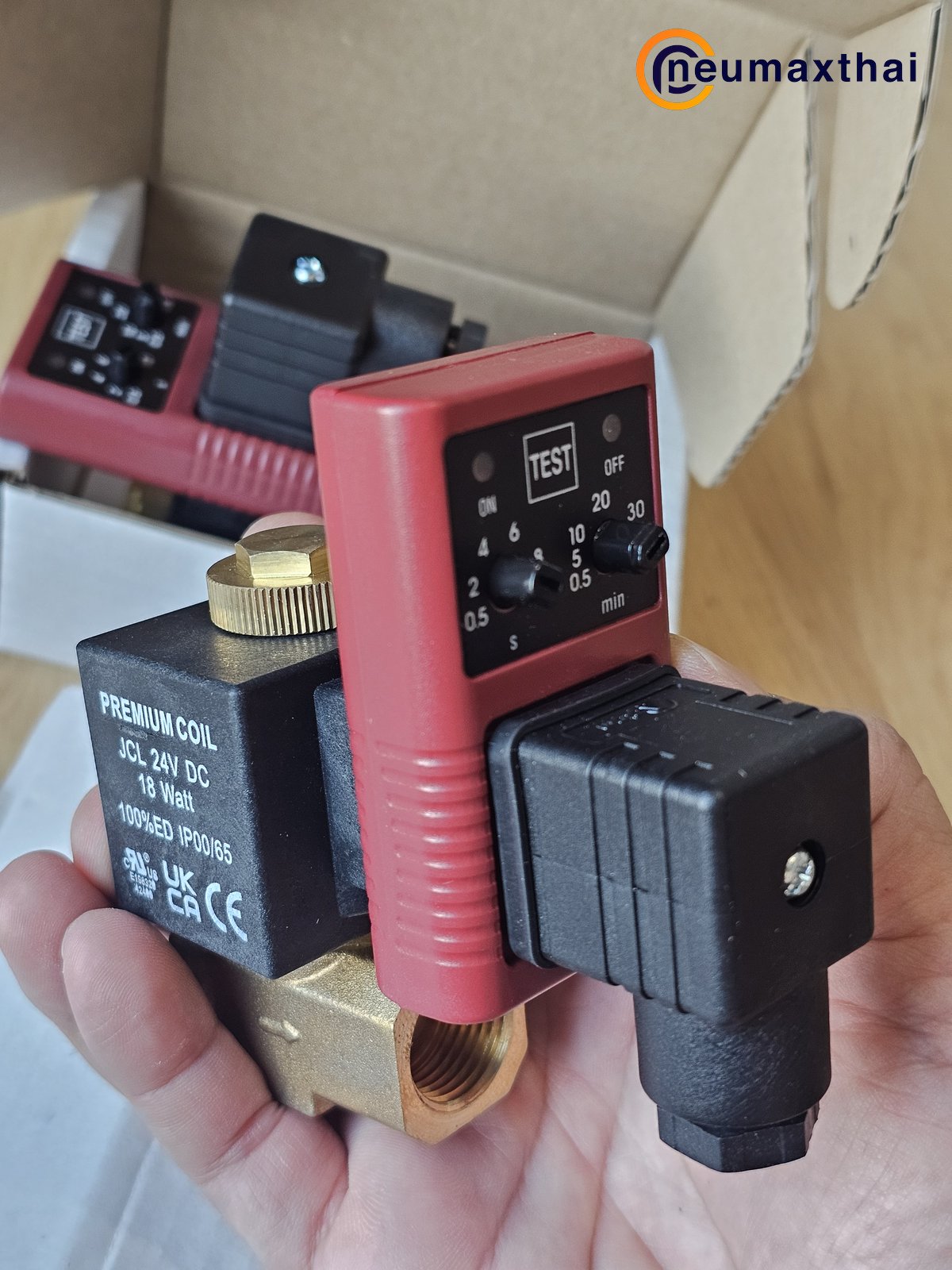 EZ1-1/2-DC24V TIMER DRAIN 1/2" (RED) , DC24V "JORC"