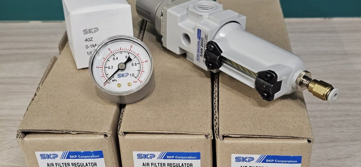 ส่ง SAW200-02BDG-MEP FILTER REGULATOR 1/4″ AUTO DRAIN, “SKP”