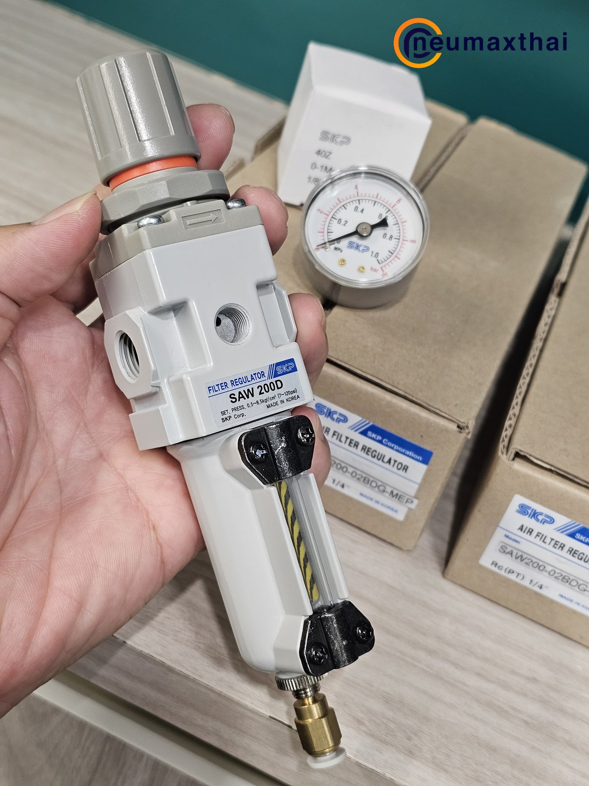 SAW200-02BDG-MEP FILTER REGULATOR 1/4" AUTO DRAIN, "SKP"