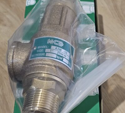ส่ง A3W-10-16 SAFETY VALVE 1″ , 16Kgf/cm2, ไม่มีด้าม  ,”NCD”