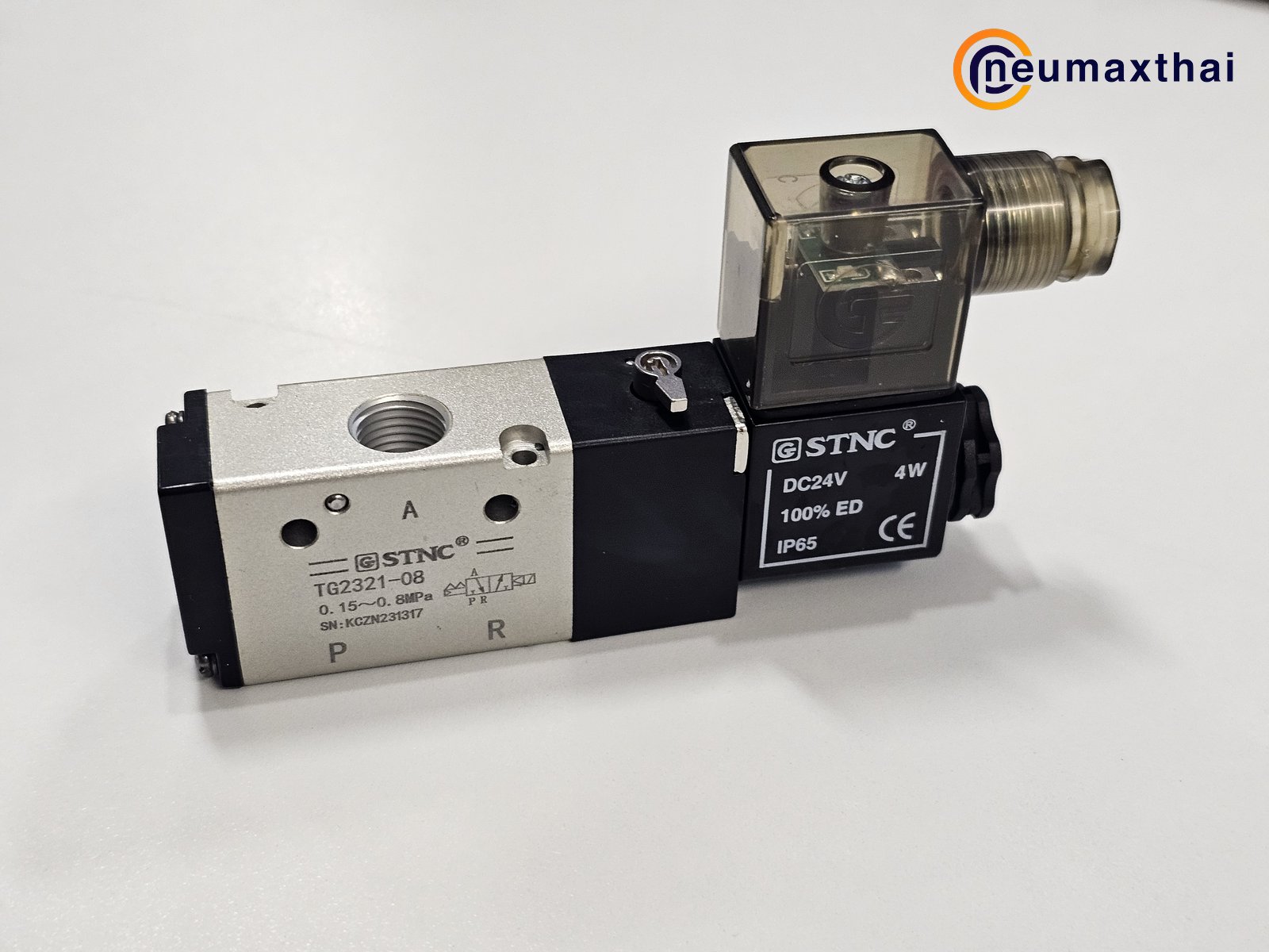 TG2321-08-DC24 3/2 SOLENOID VALVE 1/4" ,DC24V , "STNC"