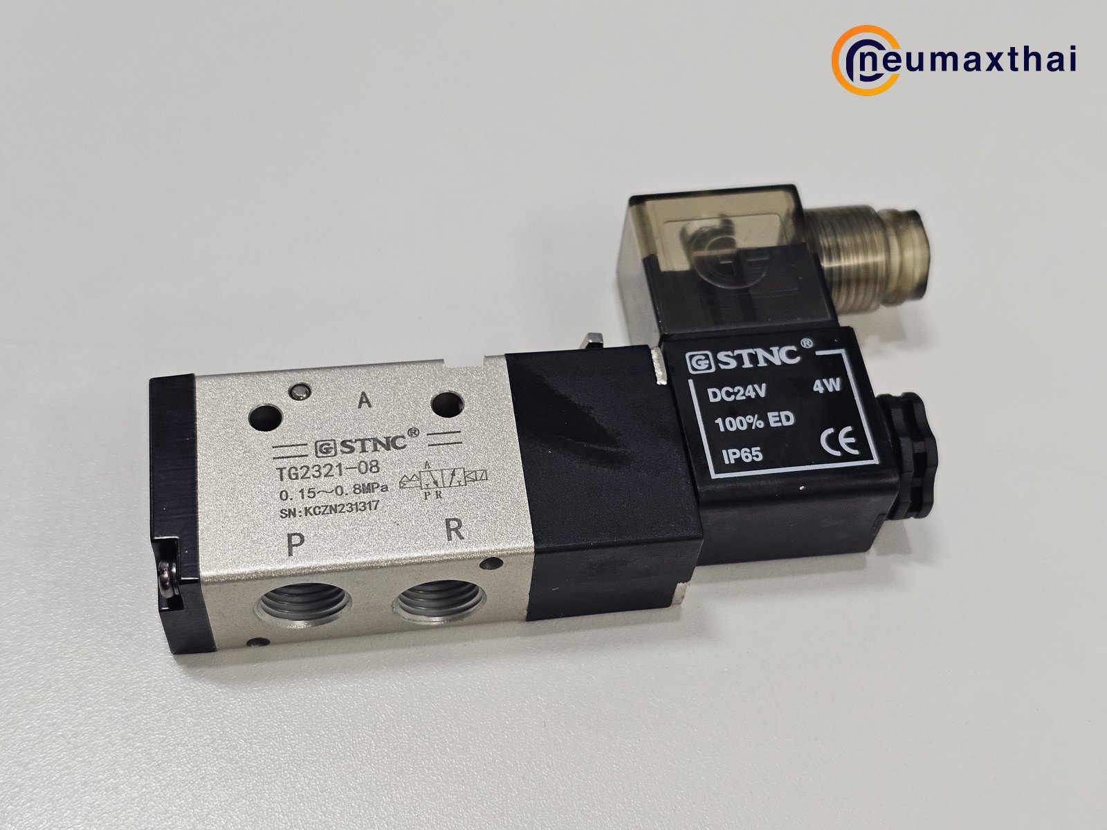 TG2321-08-DC24 3/2 SOLENOID VALVE 1/4" ,DC24V , "STNC"