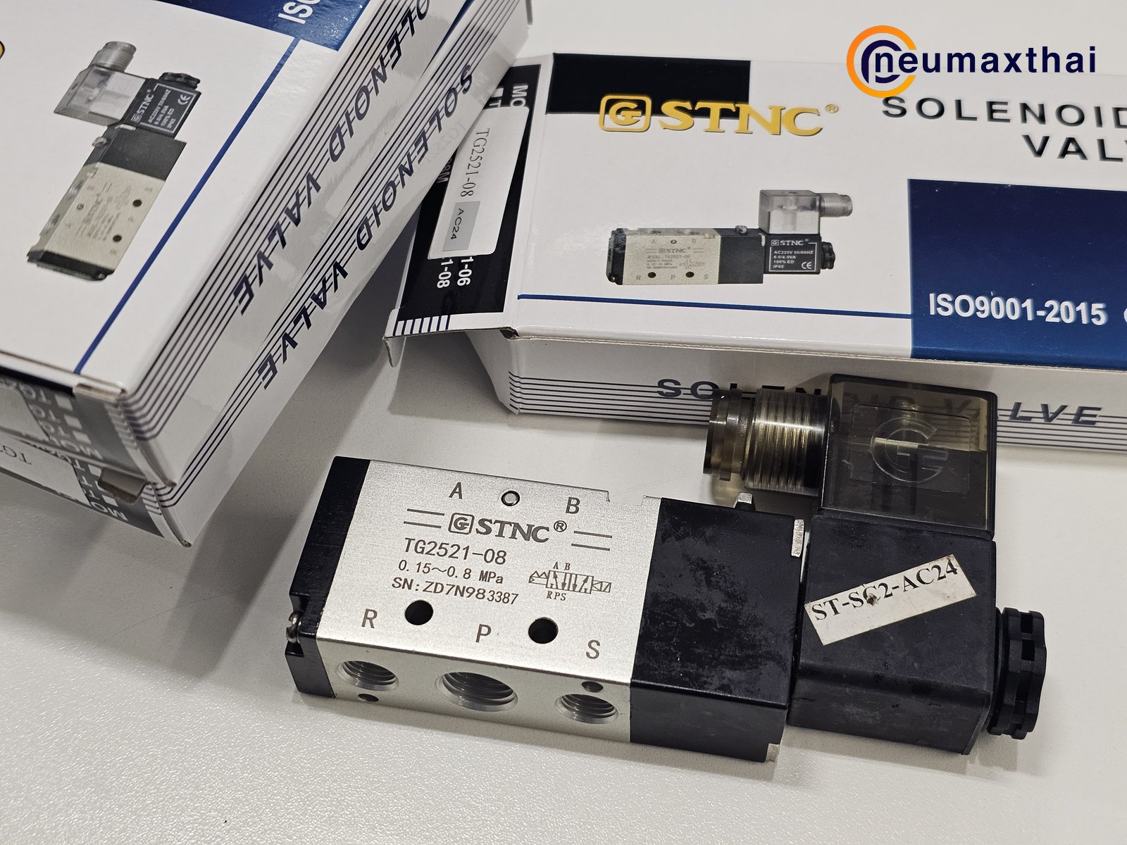 TG2521-08-AC24 5/2 SOLENOID VALVE 1/4", AC24V , "STNC"