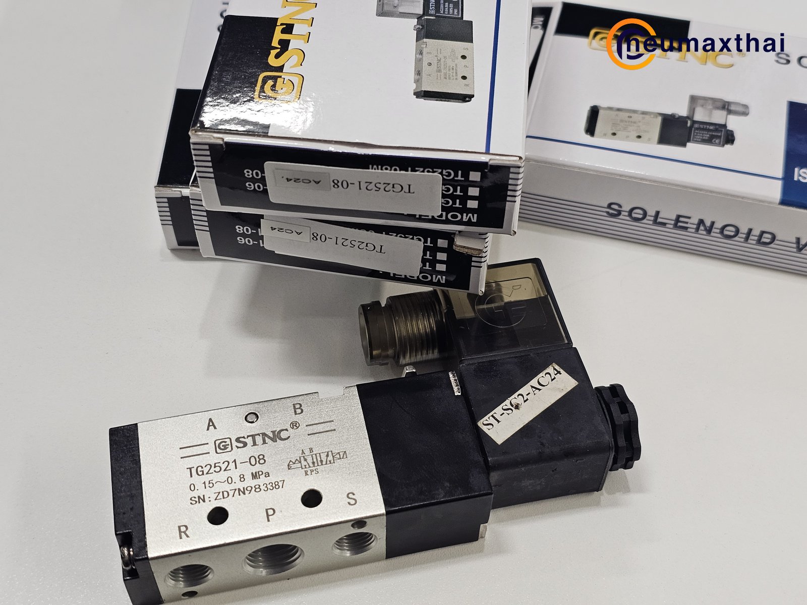 TG2521-08-AC24 5/2 SOLENOID VALVE 1/4", AC24V , "STNC"