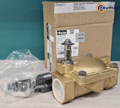 ส่ง P-VE7321BFN00-5 2/2 SOLENOID VALVE 1.1/2″ ,24VDC, TYPE :NC , “PARKER”