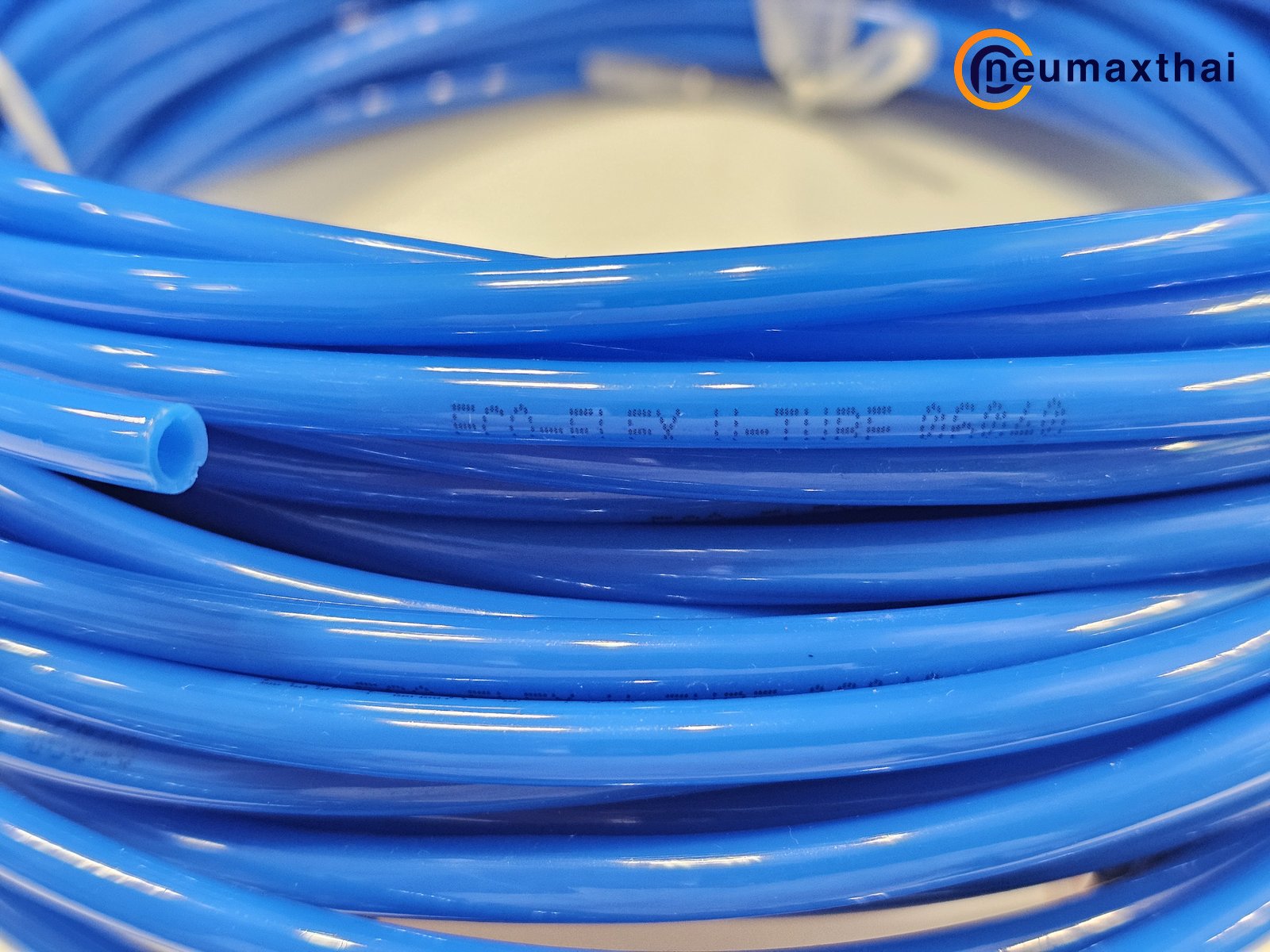 PU06X40BL PU TUBING 6X4MM  ,BLUE "ECO-FLEX"