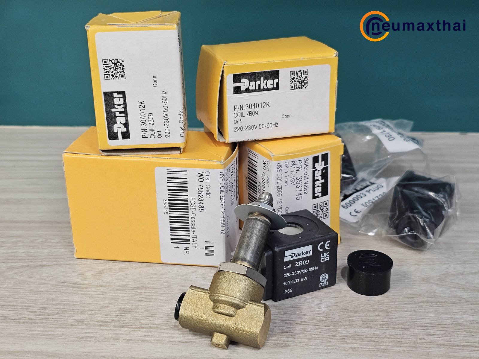 P-VE151GV-2  2/2 SOLENOID VALVE 1/4" , TYPE :NO , AC220V "PARKER"