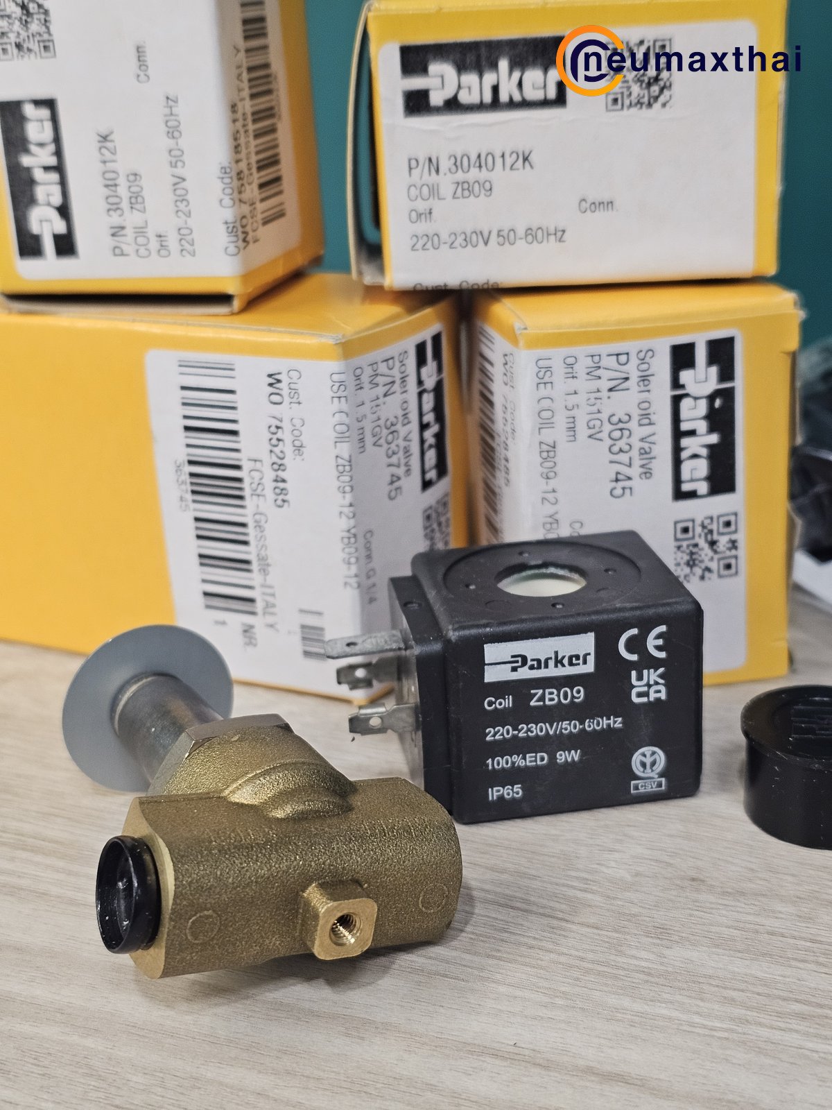P-VE151GV-2  2/2 SOLENOID VALVE 1/4" , TYPE :NO , AC220V "PARKER"