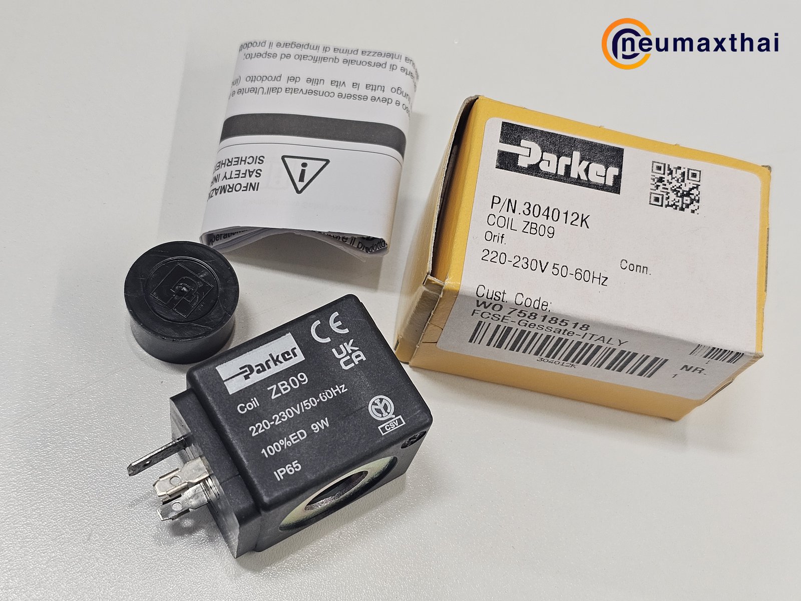 P-VE151GV-2  2/2 SOLENOID VALVE 1/4" , TYPE :NO , AC220V "PARKER"