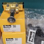 ส่ง P-VE7321BAN00-2 2/2 SOLENOID VALVE 1/2″ TYPE:NC, AC220V “PARKER”