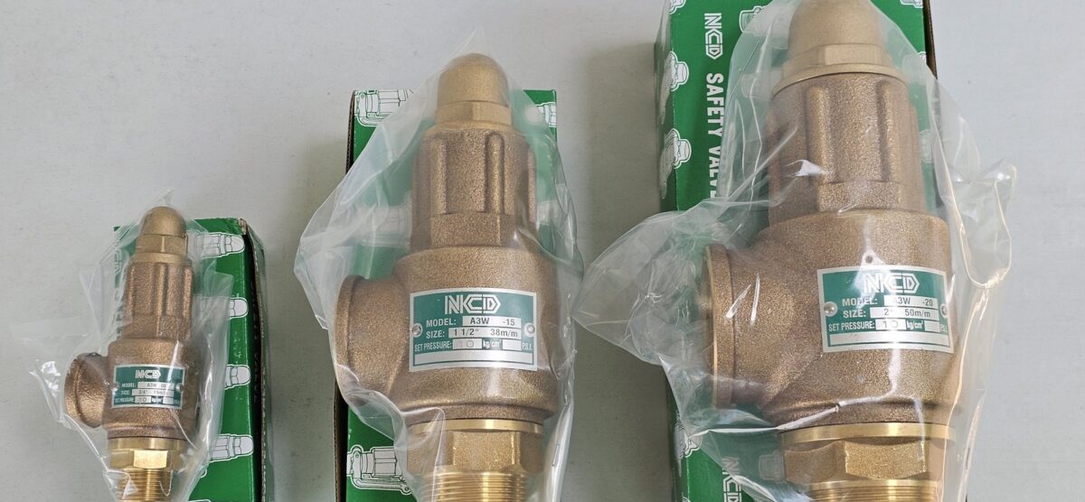 ส่ง A3W-20-10 SAFETY RELIEF VALVE 2″ , 10Kgf/cm2 ,ไม่มีด้าม , “NCD”