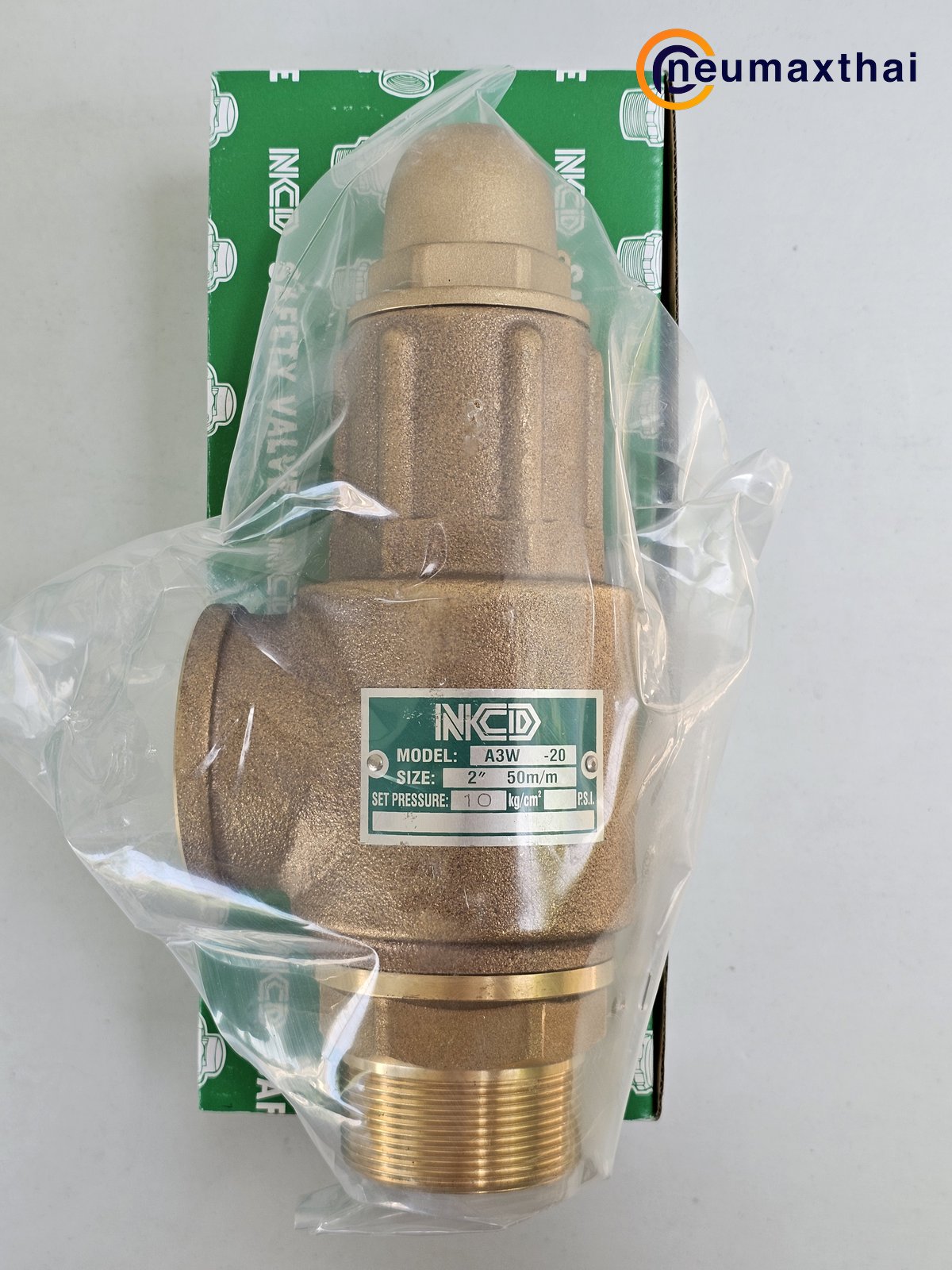 A3W-20-10 SAFETY RELIEF VALVE 2" , 10Kgf/cm2 ,ไม่มีด้าม , "NCD"