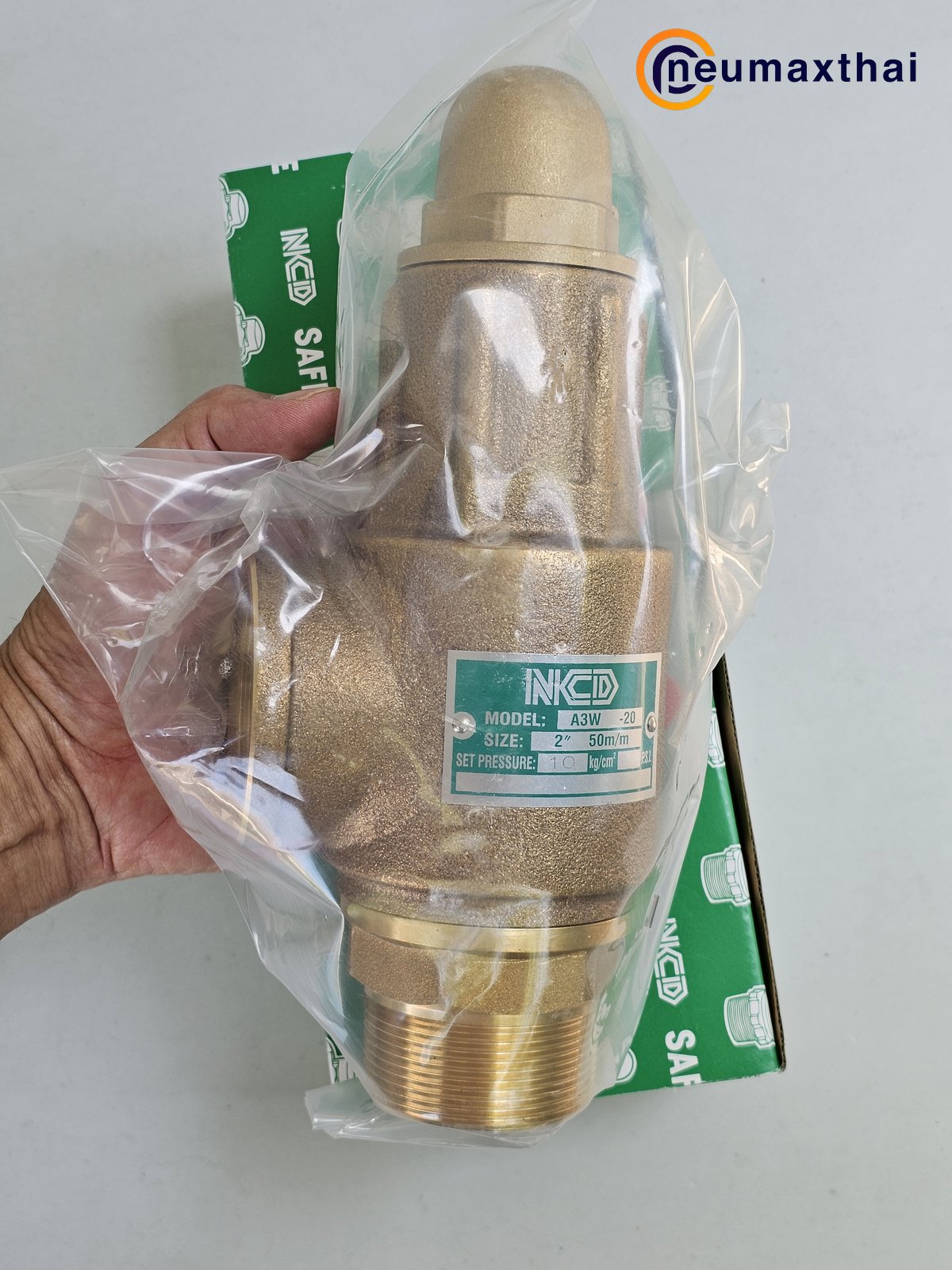 A3W-20-10 SAFETY RELIEF VALVE 2" , 10Kgf/cm2 ,ไม่มีด้าม , "NCD"