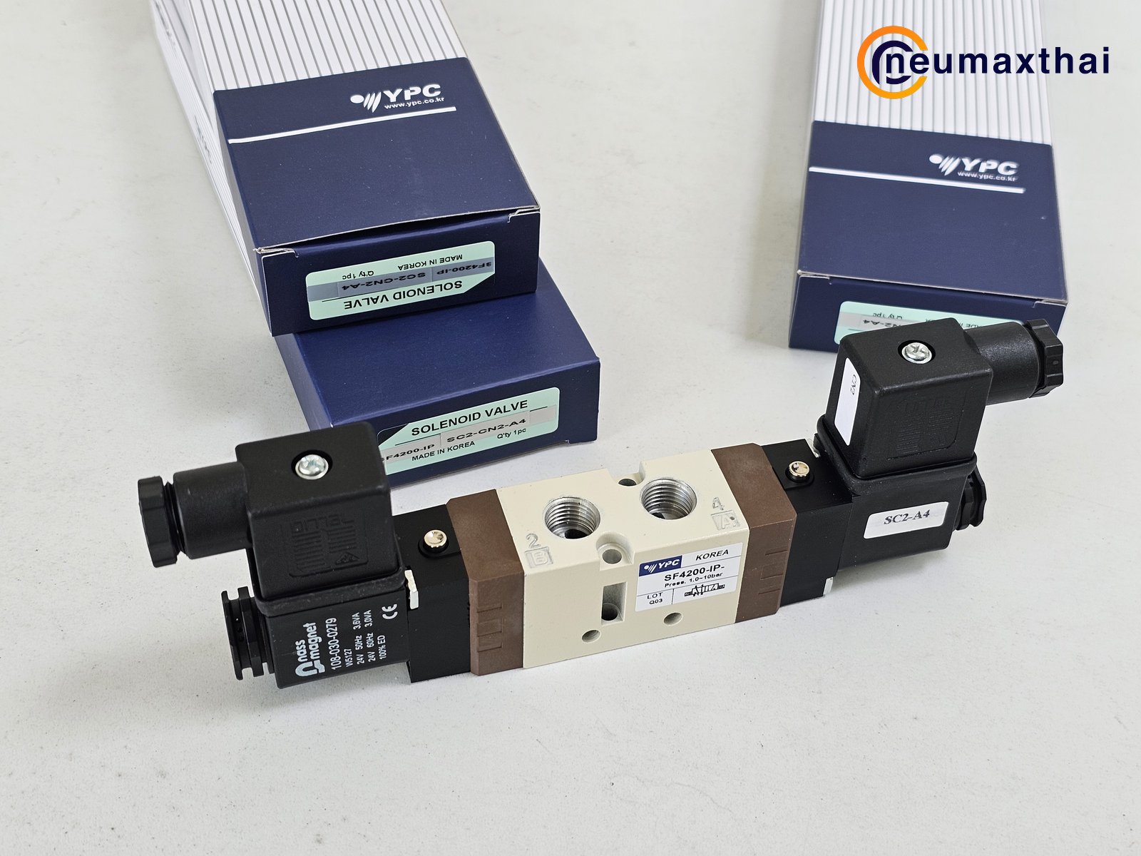 SF4200-IP-SC2-CN2-A4 5/2 SOLENOID VALVE 1/4" AC24V (2 COIL) , "YPC"
