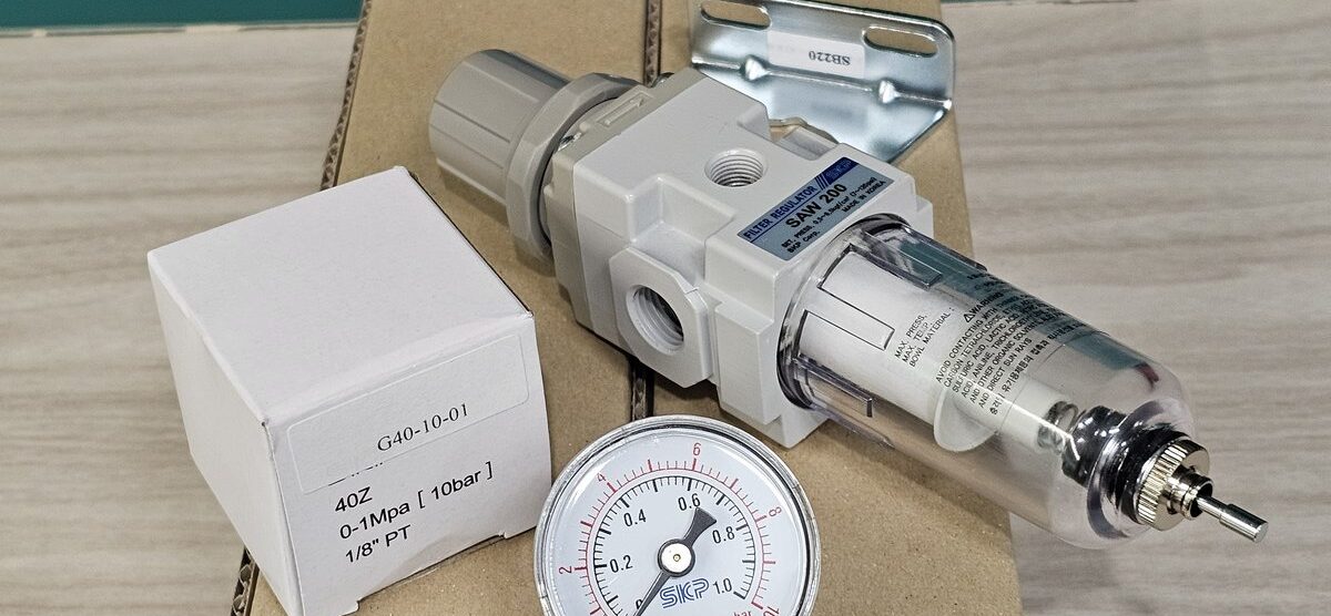 ส่ง SAW200-02BG FILTER REGULATOR 1/4″ , MANUAL DRAIN , “SKP”