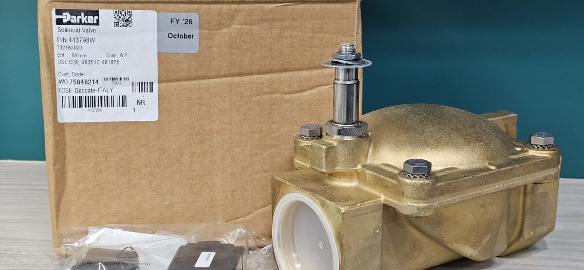 ส่ง P-VE7322BAN00-2 2/2 SOLENOID VALVE 1/2″ TYPE:NO, AC220V “PARKER”
