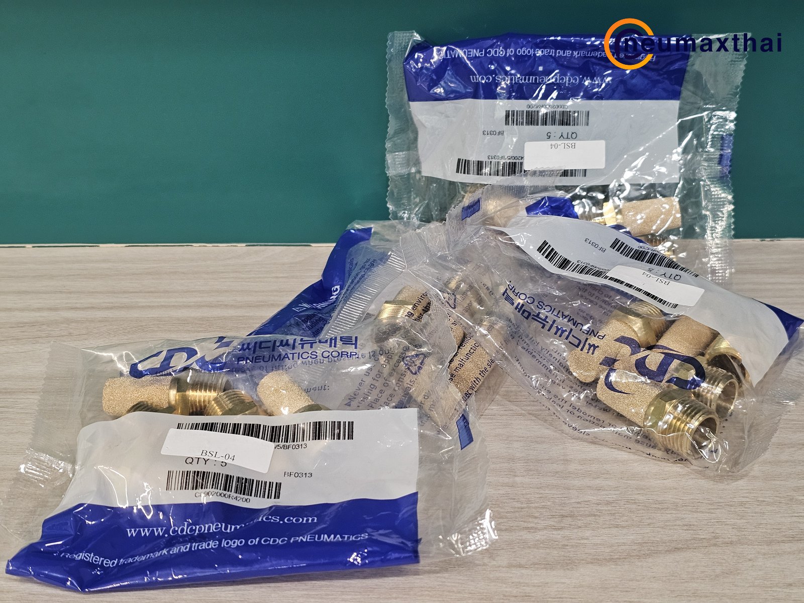 BSL-04 (STB-04) BRASS SILENCER 1/2" , "CDC"