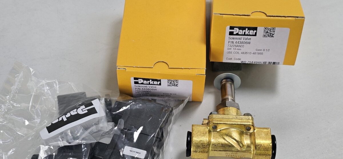 ส่ง P-VE7322BAN00-2 2/2 SOLENOID VALVE 1/2″ TYPE:NO, AC220V “PARKER”