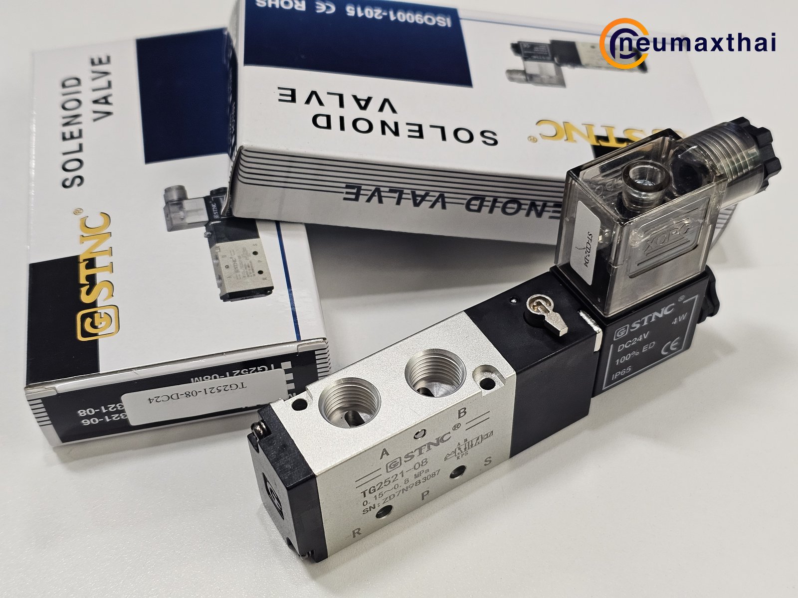 TG2521-08-DC24 5/2 SOLENOID VALVE 1/4", DC24V , "STNC"
