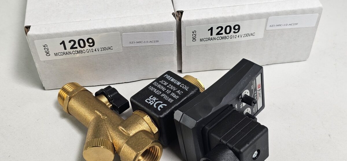 ส่ง EZ1-MIC-1/2-AC220V TIMER DRAIN 1/2″ (BLACK), AC220V “JORC”