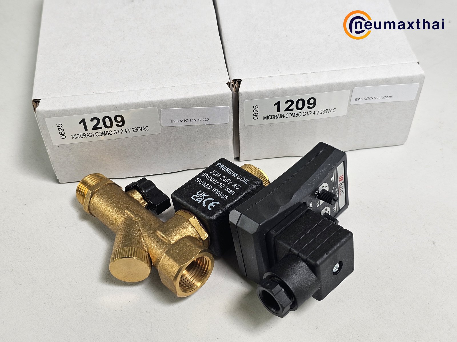 EZ1-MIC-1/2-AC220V TIMER DRAIN 1/2" (BLACK), AC220V "JORC"