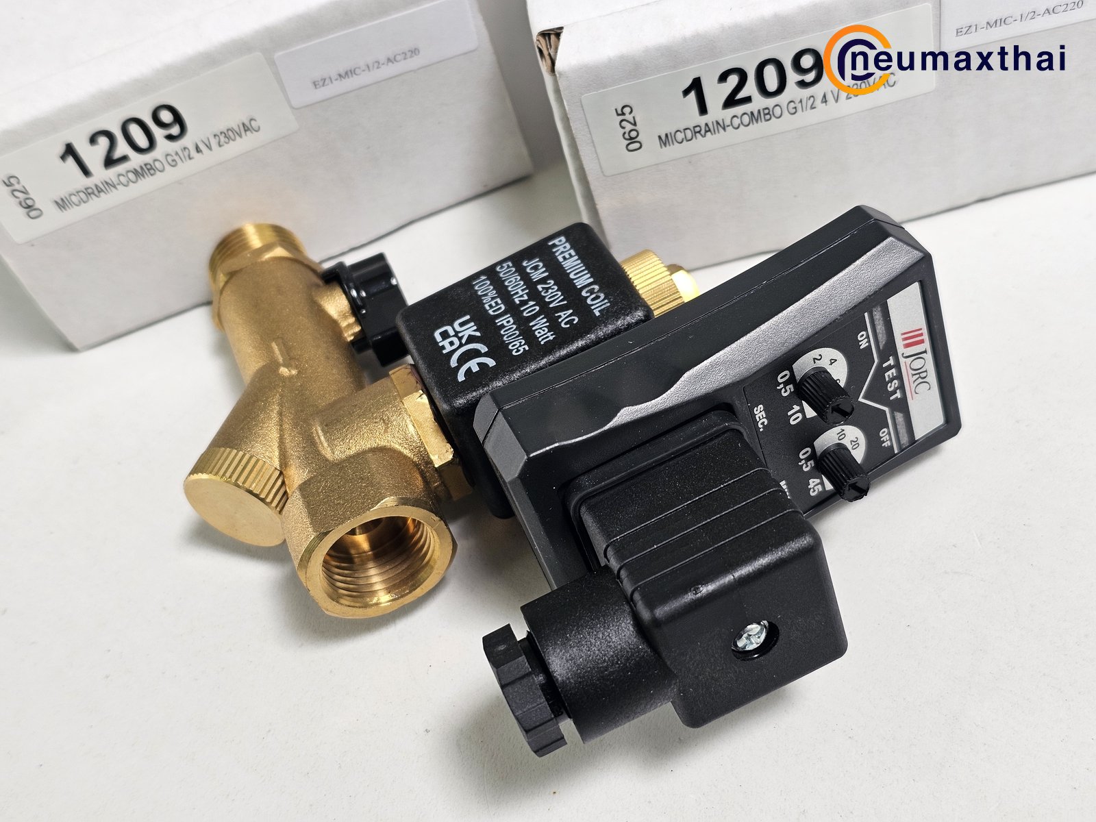 EZ1-MIC-1/2-AC220V TIMER DRAIN 1/2" (BLACK), AC220V "JORC"