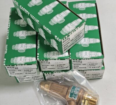 ส่ง A3W-04-16 SAFETY RELIEF VALVE 1/2″ , 16Kgf/cm2 ,ไม่มีด้าม , “NCD”