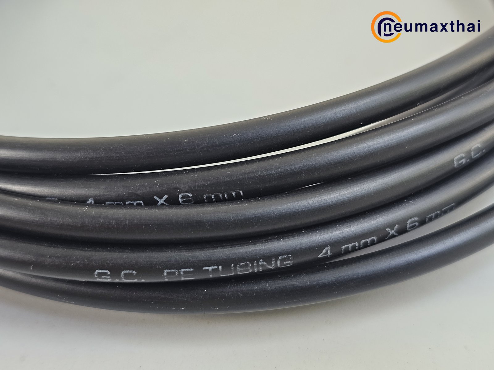 PE-0640B PE TUBE 6X4MM ,BLACK 100M/ROLL , "GC"