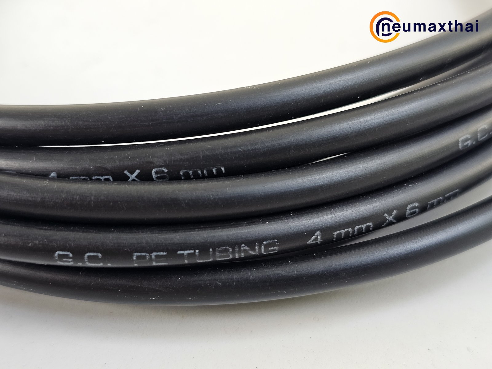 PE-0640B PE TUBE 6X4MM ,BLACK 100M/ROLL , "GC"