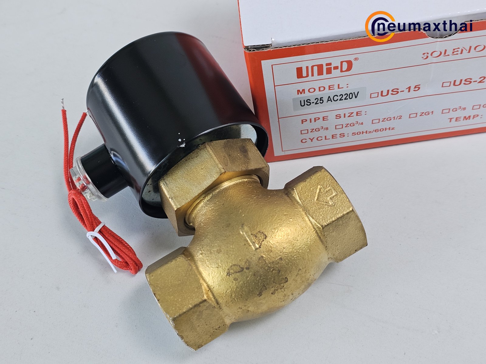 US-25-AC220 2/2 SOLENOID VALVE 1" ,AC220 , "UNI-D"