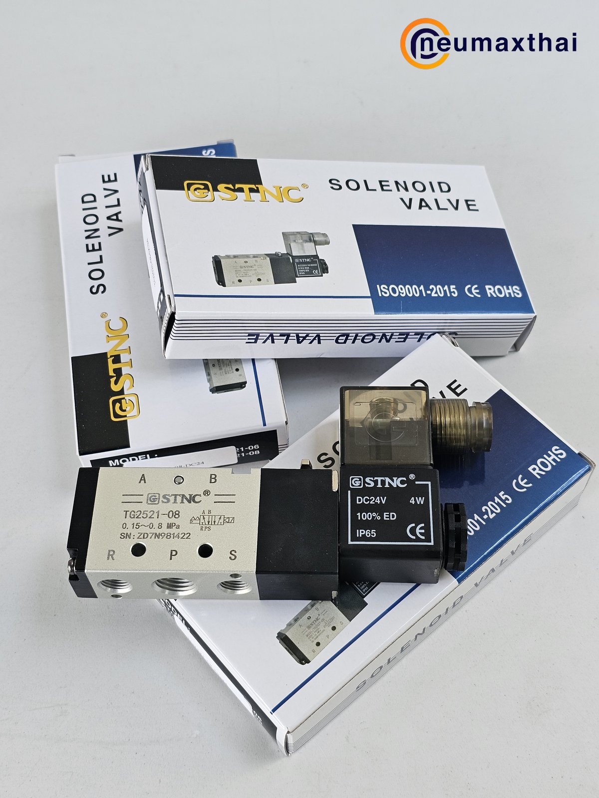 TG2521-08-DC24 5/2 SOLENOID VALVE 1/4", DC24V , "STNC"