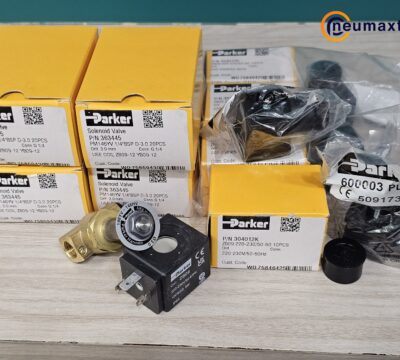 ส่ง P-VE146YV-2 2/2 SOLENOID VALVE 1/4″ , AC220 ,”PARKER”