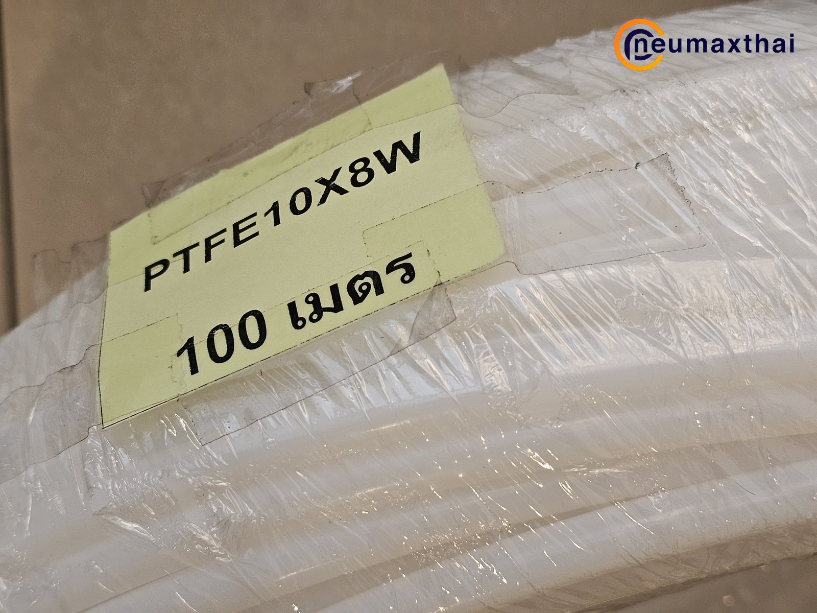 PTFE10X8W-100M  PTFE TUBE 10X8MM 100M/ROLL , WHITE