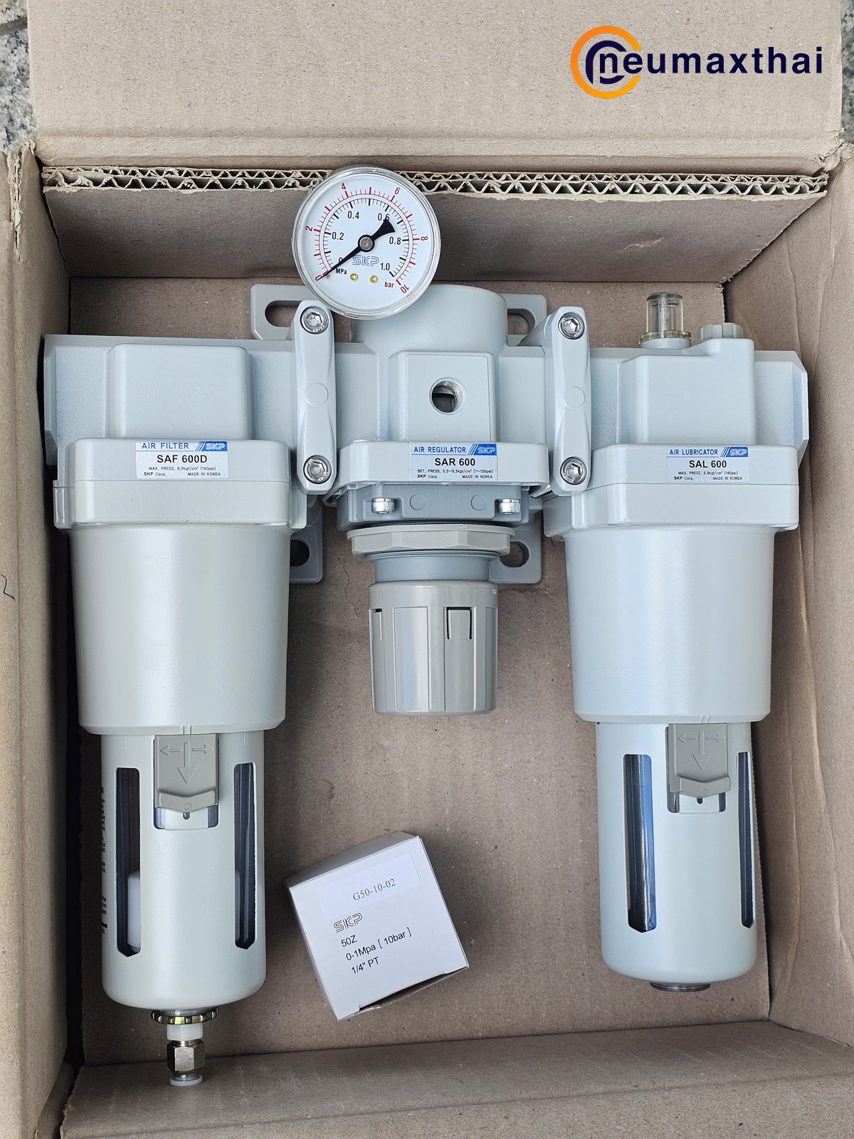 SAU600-10BDG F.R.L (3 Units) AUTO DRAIN 1", "SKP"