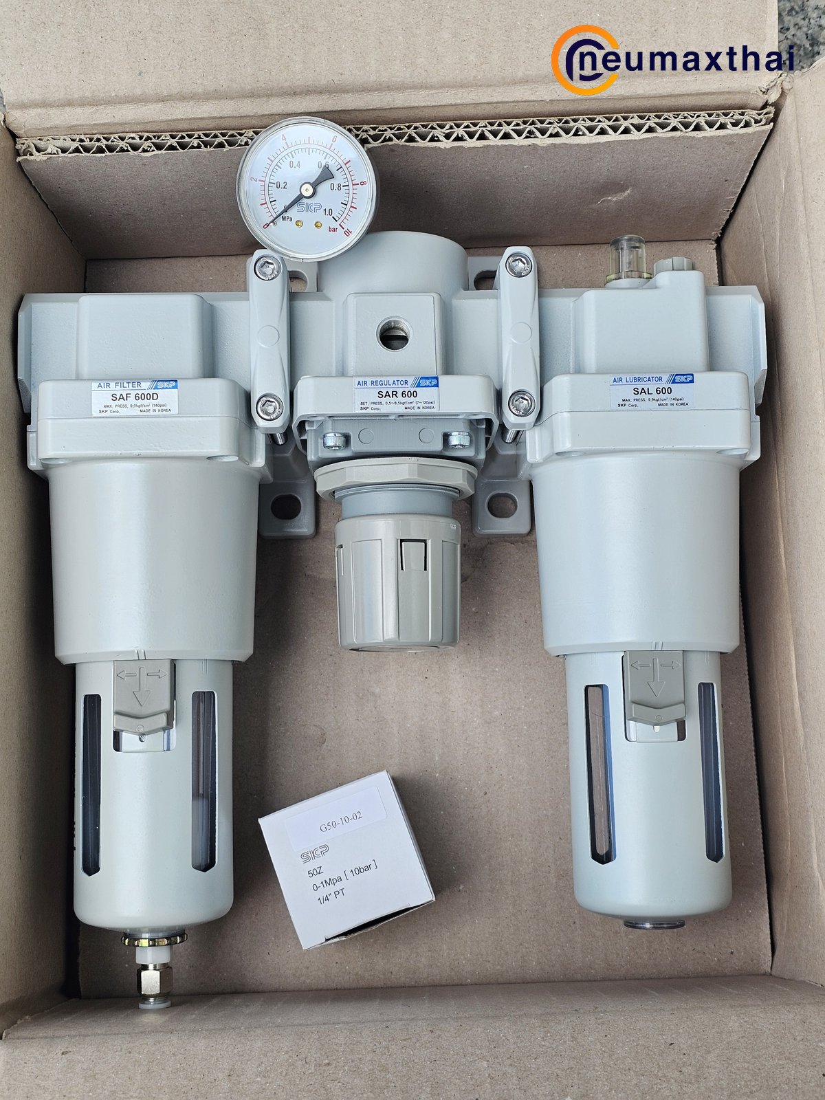 SAU600-10BDG F.R.L (3 Units) AUTO DRAIN 1", "SKP"