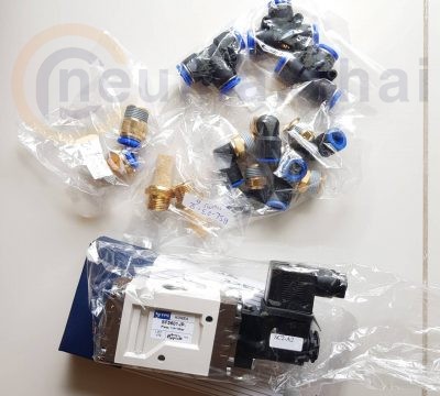 ส่งของเป็นชุดให้ลูกค้า YPC Solenoid valve+ Fittings