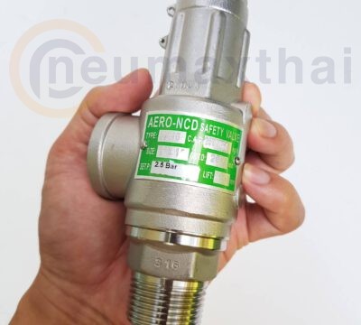 จัดส่ง SS110 Stainless safety valve 1″